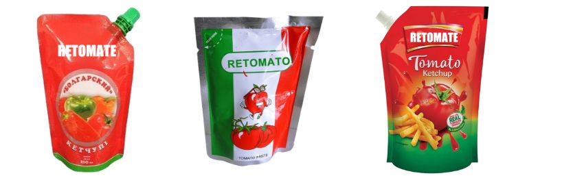 ISO Sachet Ketchup 56 г Чистый натуральный аромат Сладкий и кислый вкус