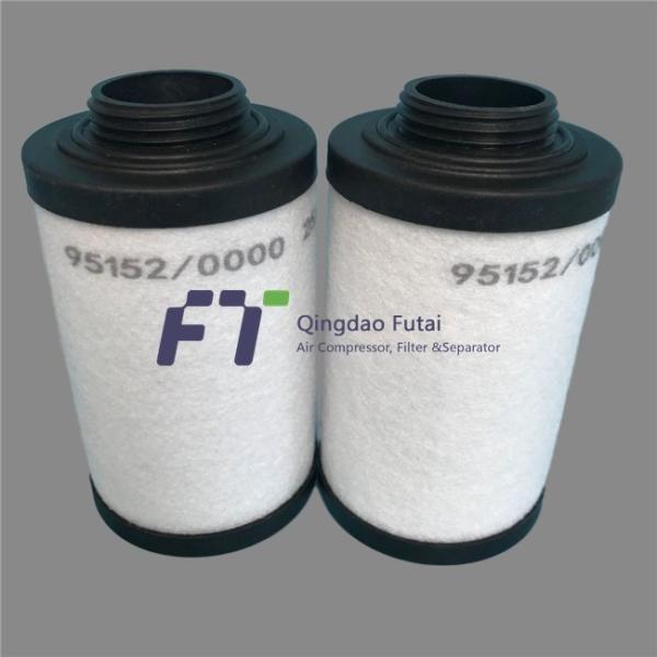 Filtro da névoa do óleo de bomba do vácuo do ISO 9001 Busch da fibra de vidro