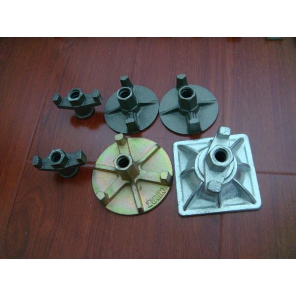 Scaffolding Accessories φ17 Zinced Casted and Forged swivel Square plat Combi nut