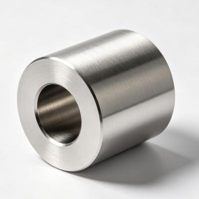 CNC Turned Stainless Steel Pump Sleeve with Precision ID Bore and Hard Chrome Plated for Corrosion Resistance