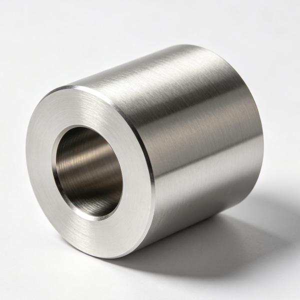 CNC Turned Stainless Steel Pump Sleeve with Precision ID Bore and Hard Chrome Plated for Corrosion Resistance
