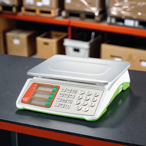 Affichage LCD Digital 60kg Échelle de calcul de poids avec support ODM et logo personnalisé / conception graphique