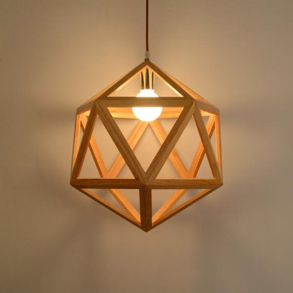 Triangle rectangle wood Pendant Hanging Lights For Indoor Home Kitchen Dining room (WH-WP-14)