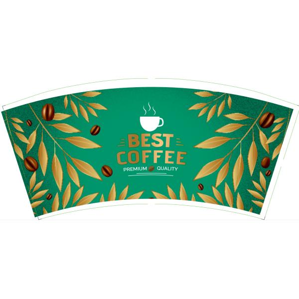 Produto comestível revestido do rolo da matéria prima do fã 280gsm do copo de papel do PE impermeável