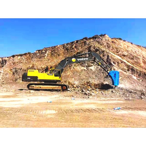 Steel Q345B SB50 Hydraulic Excavator Hammers 100mm Chisel Concrete Breaking Machine