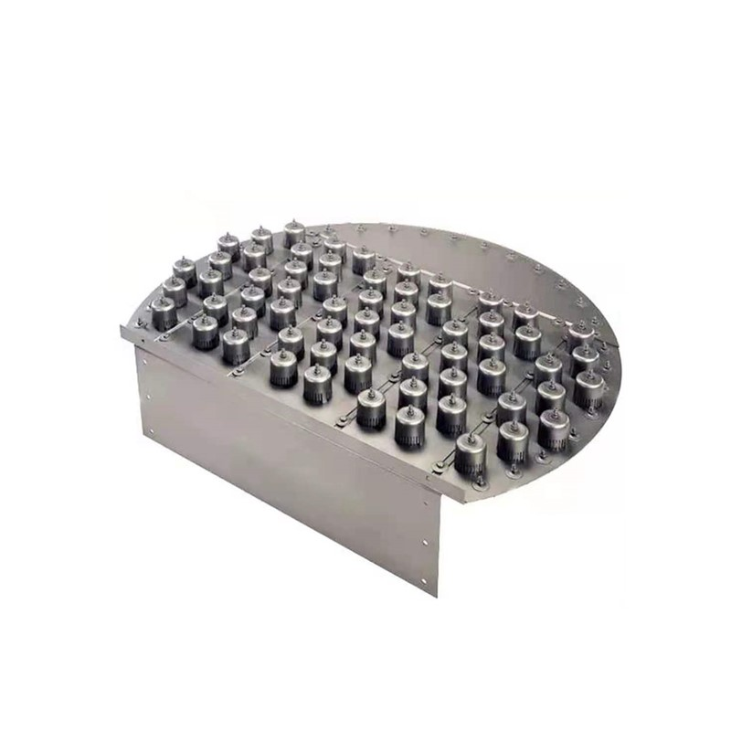 Distillation Towers Titanium Equipment Internal Bubble Cap Plate
