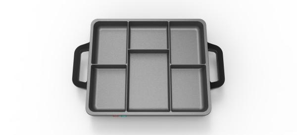 6 In 1 Small Frying Pan , No Stick Pans