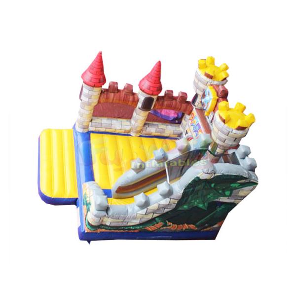 Glissière gonflable de videur de bâche d'hôtel sautant le château plein d'entrain