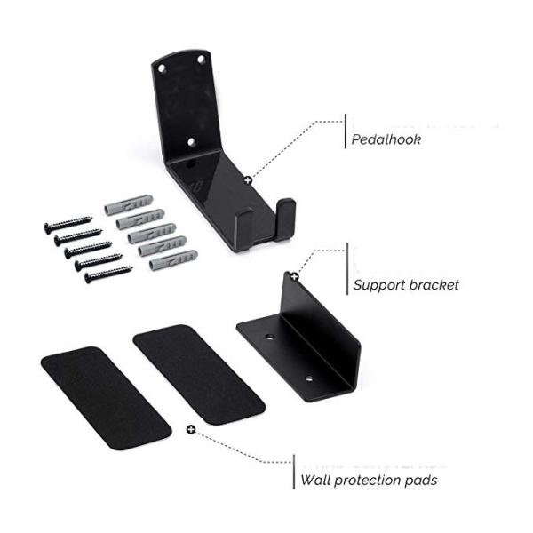 Wall Mounted Indoors and Outdoors Bike Storage Brackets with Single-side Structure