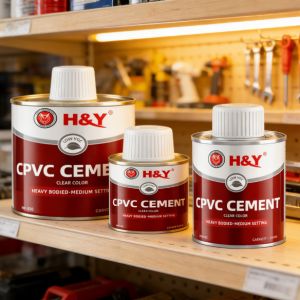 Professional PVC Pipe Cement CPVC Glue Strong Bonding Adhesive for Pipeline Connection High Strength Vinyl Plastisol Solvent Cement Quick Drying And Leak-Proof Suitable for PVC CPVC Plastic Pipes
