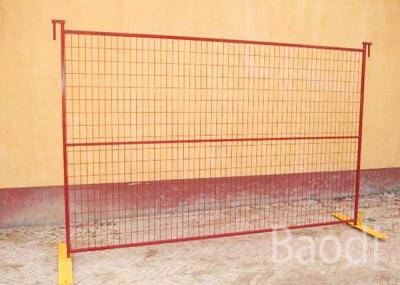 Galvanized Portable Fence Panels , Free Standing Crowd Control Barricades 