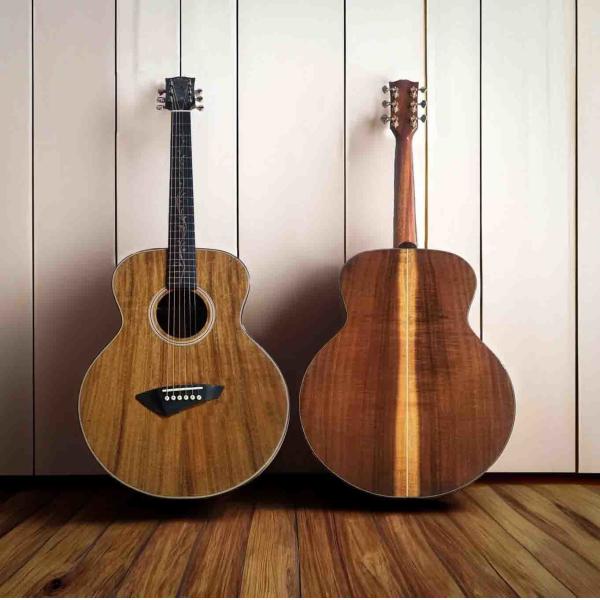 Custom Mini Jumbo Grand Travel KOA Custom Guitar
