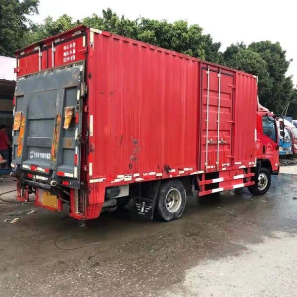 Mano usada de FAW Van Cargo Truck 140HP los 5.2M Big Capacity 4x2 segundo 2018 años