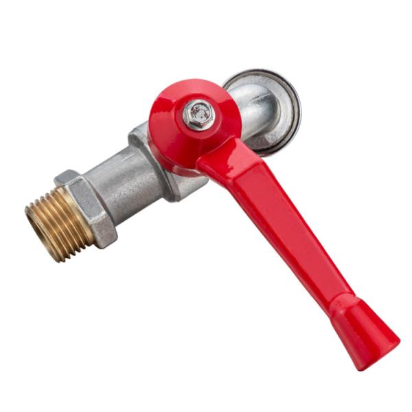 Brass Basin Tap Waterfall Bathroom Brass Ball Valve Taper Wall Mount Brass Garden Bibcock