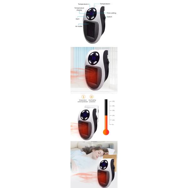 Heating Mini Portable Warm Air Blower 40w Desktop PTC Ceramic Fan Heater