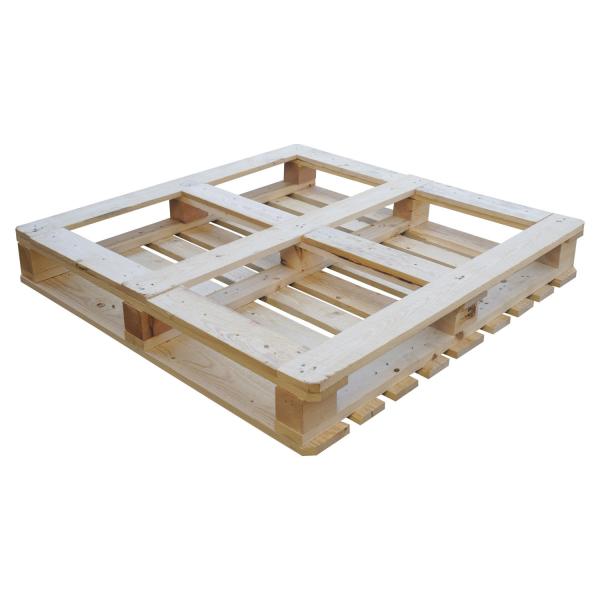 SGS Test Non Fumigation Pallets Hot Treated Customized Wooden Pallet