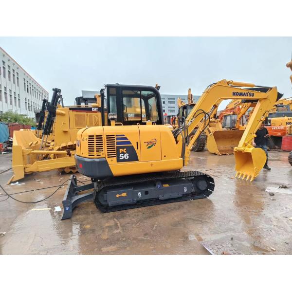 Good Sale Komatsu PC56 High Quality Delivery Fast 100% Ready Low Shipping Costs Rough Terrain Durable used excavator For Sale