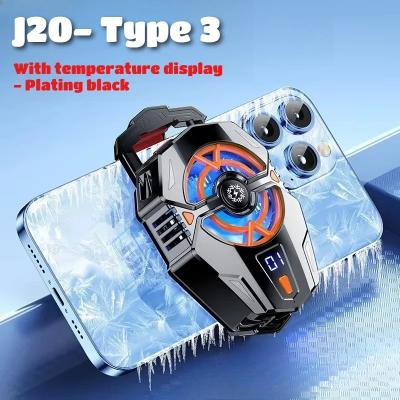 J20 Mobile Phone Cooler for PUBG Game Semiconductor Cool Heat Sink for IOS Android