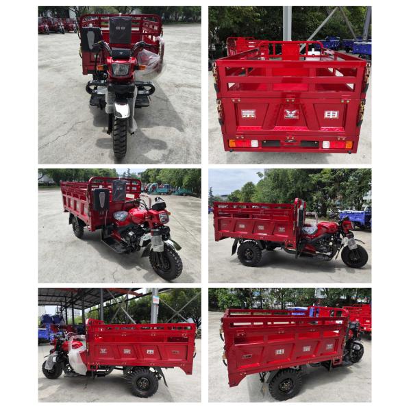 MXZS1A31 Engine Model Heavy Duty Water Tank Petrol Tricycle for Cargo Transportation