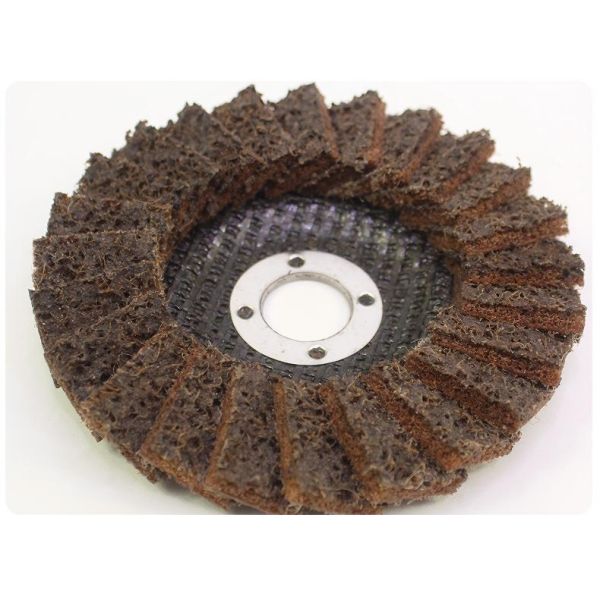 Coarse Grit Abrasive Non Woven Flap Wheel Disc Sandpaper Flapper 150mm 180mm