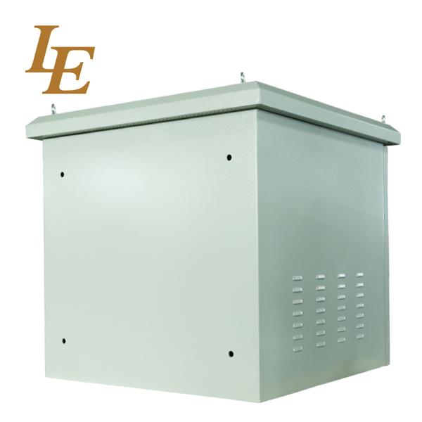 19 IP55/IP65 Metal Waterproof Outdoor Enclosure Dustproof And Water Resistance Cooling Fans Enclosure Ral7035SN Pole Mounted for Choice