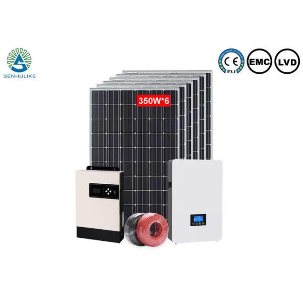 5KW Home Solar Power System with 51.2 Volt 100ah 5KWH Lithium Battery Storage