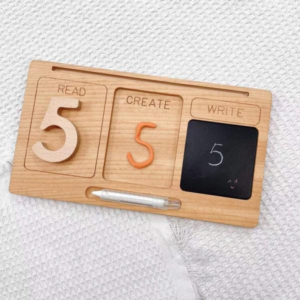 Montessori Educación Infantil Juguetes Tablero de seguimiento de números Aprendizaje de caligrafía Entrenamiento de caligrafía Tablero de escritura