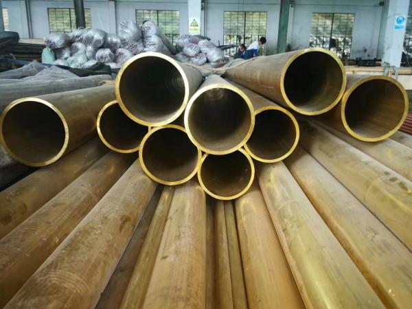 Seamless Straight Brass Copper Pipe Tube Polished Bright Oiled