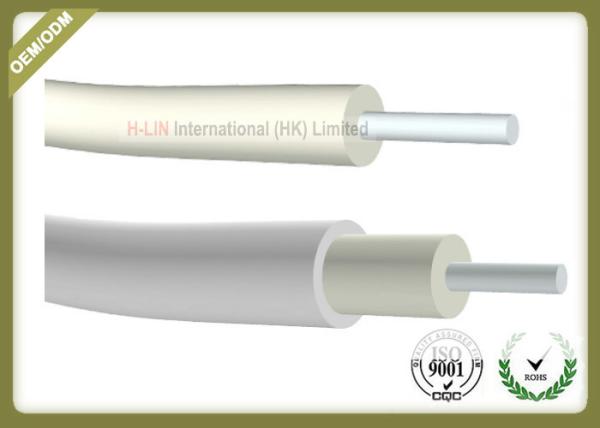 Transparent Invisible Outdoor Armored Fiber Optic Cable Indoor SM Single Core G657A