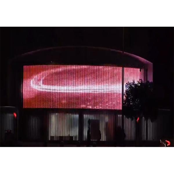 P125 Custom Size Outdoor LED Mesh Screen for Stadium Shopping MallAirport Advertising Media Display