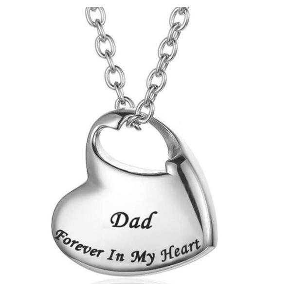 Gift Heart Locket Necklace Small Stainless Steel Jewelry for Picture Keepsake Pendant
