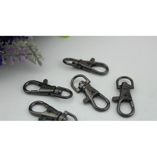 Favourable price hot products 4 color zinc alloy metal 10 mm lobster claw snap hook for sling bag