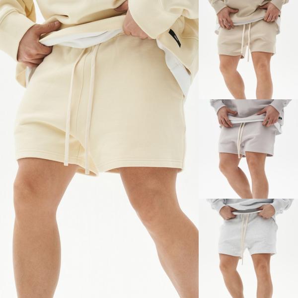 Men Cotton Sweat Shorts Workout Casual Loose Running Athletic Gym Shorts