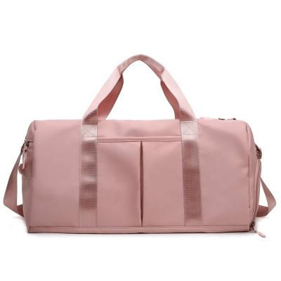 Des sacs de sport en nylon de marque personnalisée, sac de sport en tissu étanche au vol.