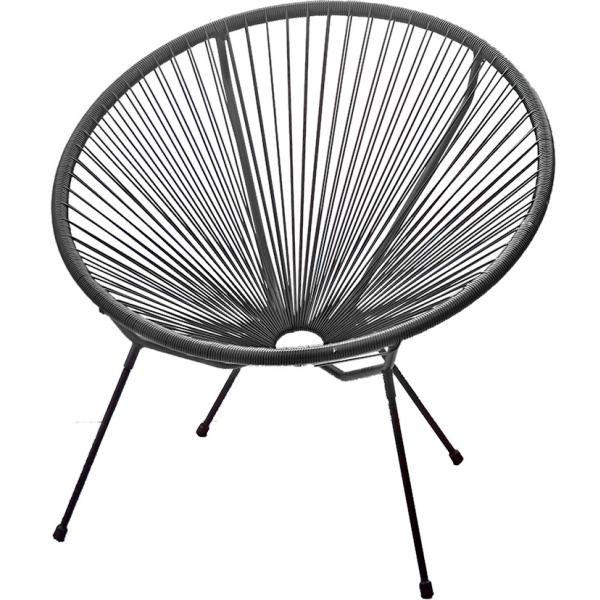 Garden Round Colorful Rattan Chairs Outdoor Stackable