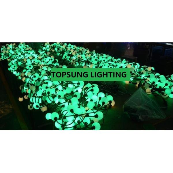5m 25 dmx шариковые струны светодиодный точечный свет пиксель 3d глобус шторные огни программируемое украшение
