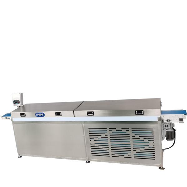 30kg Chocolate Enrober Machine with Cooling Tunnel Professional Confectionery Equipment