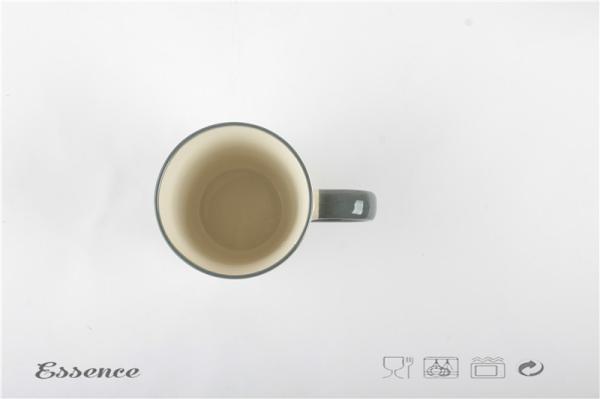 Hand Printing Custom Stoneware Mugs Kicthen Ware Stackable Tea Cup Dishwasher Safe