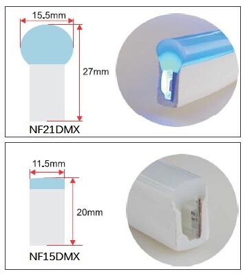 WS2812 прокладка 12W/m СИД Programmable пиксела купола DMX цифров неоновая 60LEDs/m