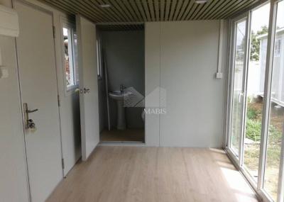 Earthquake Resistance Flat Pack Container House , Flat Pack Portable Storage Containers