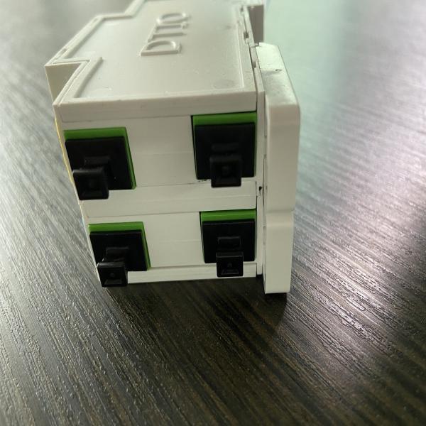 Patch Panel With Patch Cord 4 Pcs SC / APC Adapter Modular Optical DTIO 4FO