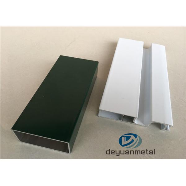 Rectangular Extruded Aluminium Profiles  , Aluminium Window Frame Section