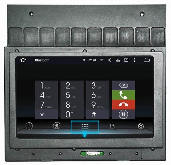 Ouchuangbo car radio gps nav android 7.1 for Land Rover Freelander (2005-2012) with JPEG /GIF /PNG /BMP file HD video