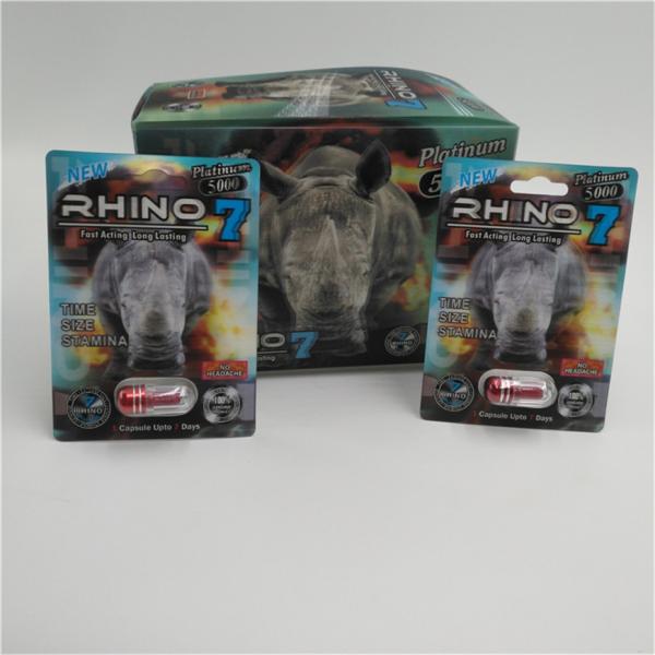 Boîte sexuelle de pilule rhinocéros 30000 chaud de vente de carte de PillPackaging 3D de sexe de carte de rhinocéros du nouveau en stock