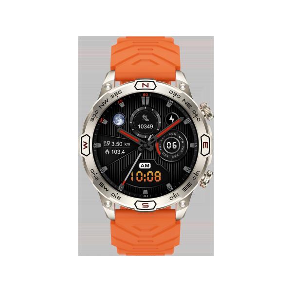 1.43“Amoled Large Screen BT Call Flashlight Compass 450mAh Outdoor Sport Fitness Tracker Smartwacth