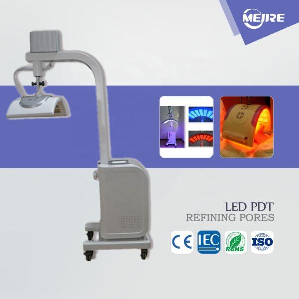 Salon Spa Use Led Red and Blue Light Therapy Heating Acne Infrared for Facial Treatment