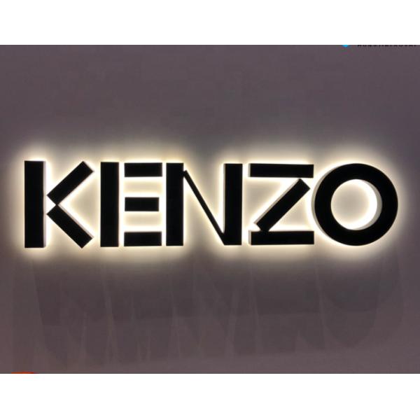 Custom 3d metal lettering backlight LED logo lettering acrylic backlight logo