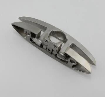 Marine Hardware Fittings 316 Stainless Steel Flush Mount Pull Up Cleat for Watercrafts