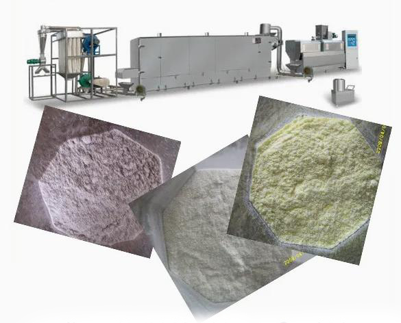 Maquinaria de la transformación de los alimentos de leche del bebé de la nutrición del acero inoxidable
