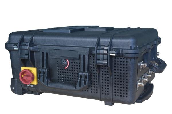 Drone Jammer High Power Draw Bar Box 8 Channels Mobile Signal Jammer 200W up to 700 meters